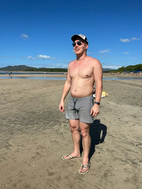 Philipp in Costa Rica in December 2022, before